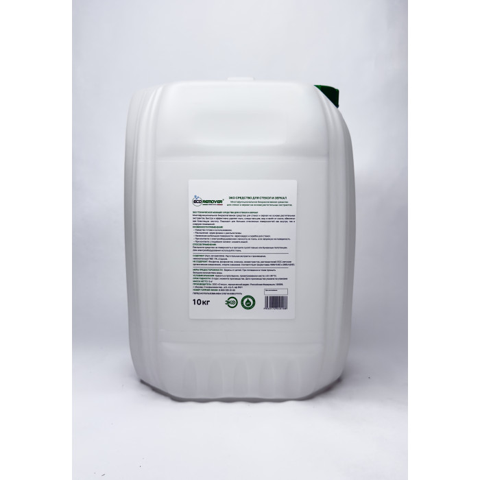 Эко техническое моющее средство для стекол и зеркал 10кг.  ECOREMOVER